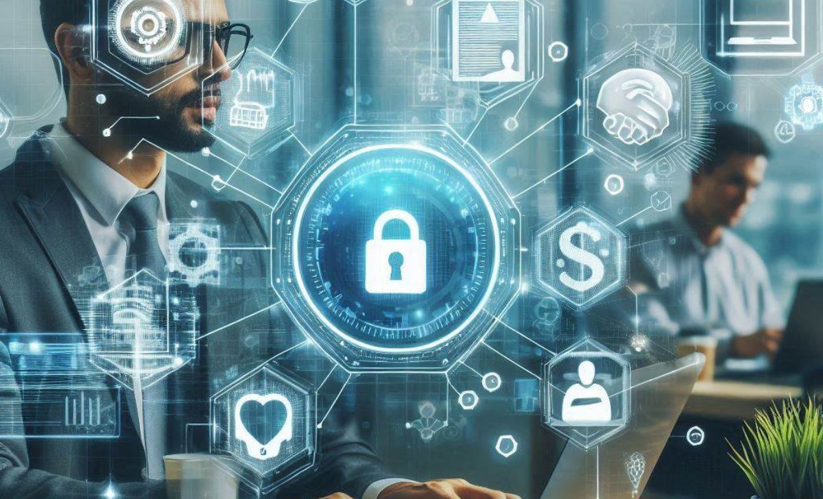 Businesses use blockchain for secure data, smart contracts, and transparency