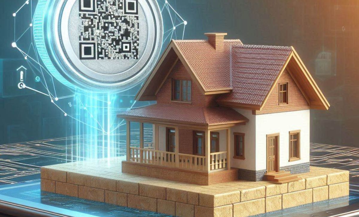 NFTs in real estate represent ownership of property or rights using blockchain technology