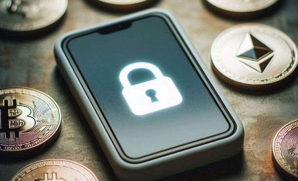 A hardware wallet is a physical device that securely stores crypto offline