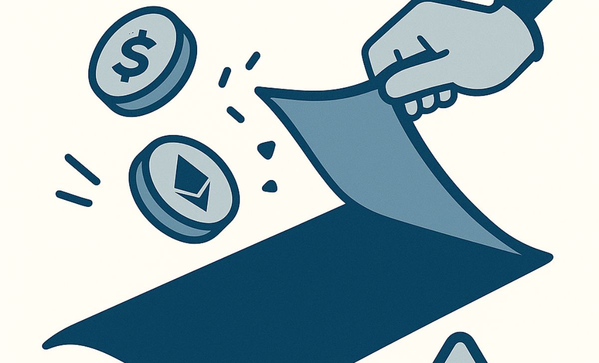 A rug pull is a crypto scam where developers drain funds and vanish