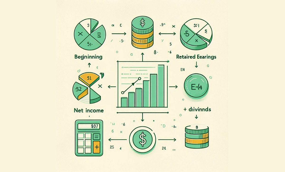 Retained Earnings = Beginning Retained Earnings + Net Income – Dividends